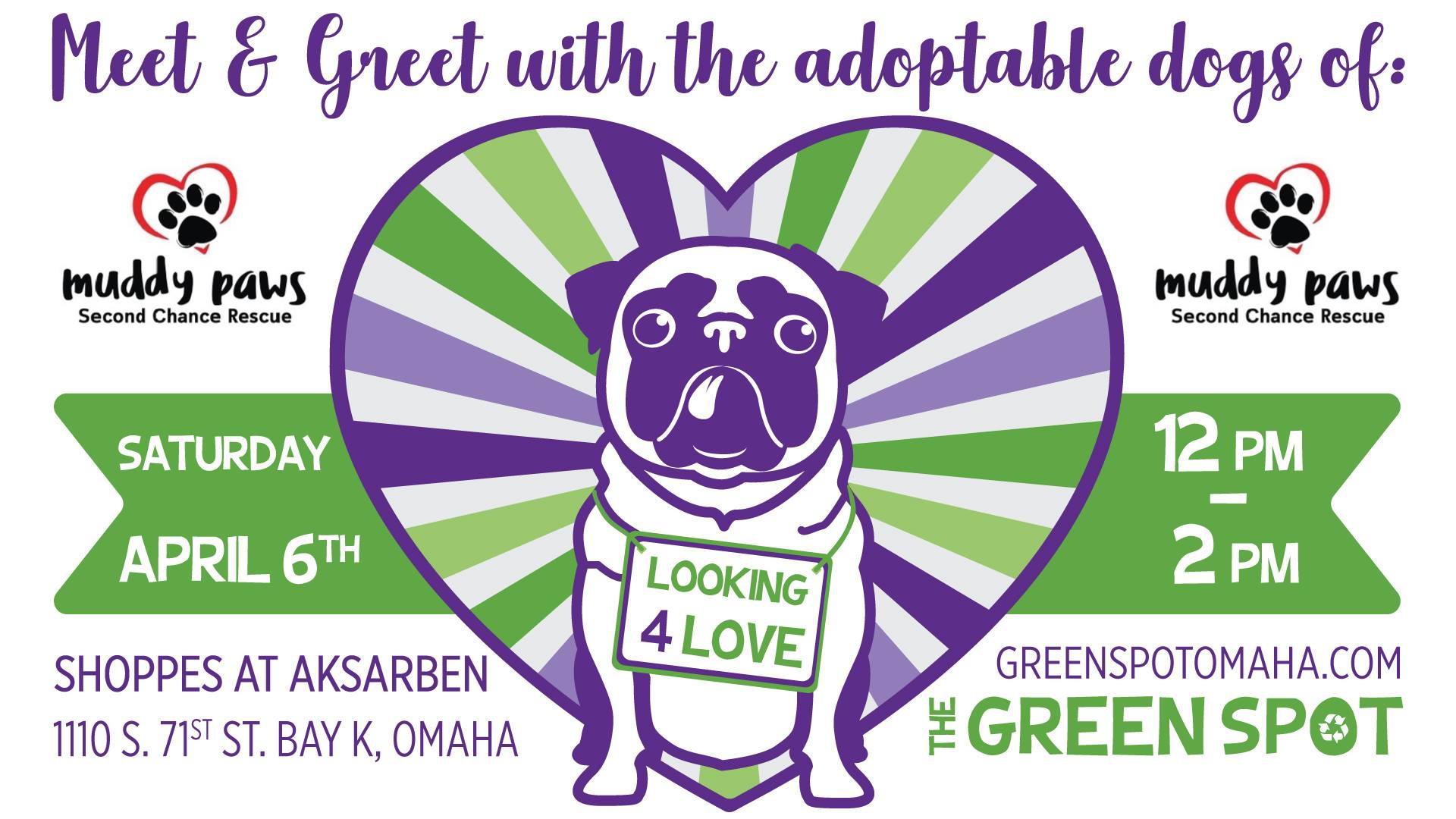 Meet & Greet With Muddy Paws Rescue! The Green Spot