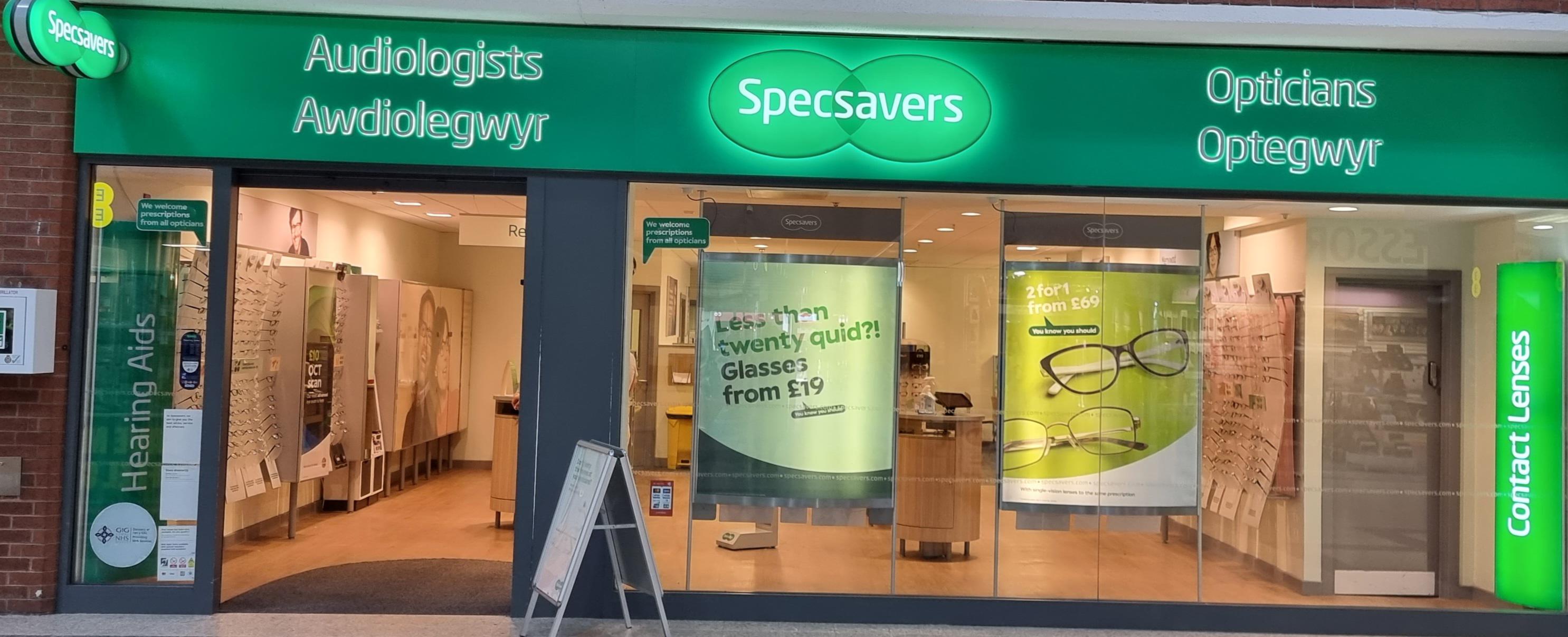 Specsavers Rhyl Specsavers Opticians and Audiologists - Rhyl Rhyl 01745 343200