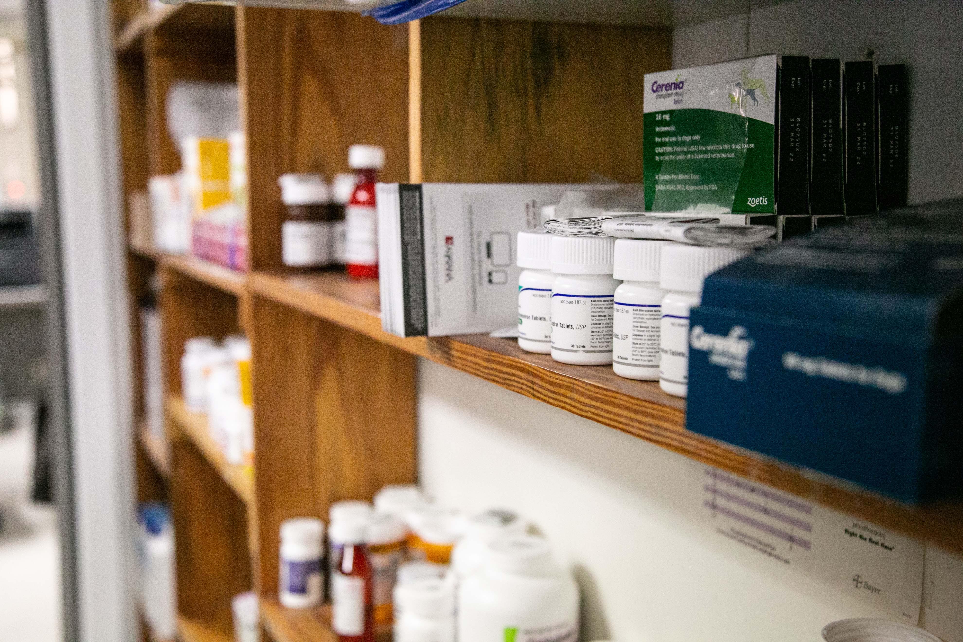Our hospital also houses an on-site pharmacy to give our clients convenient and direct access to a wide range of medications their pets may need.