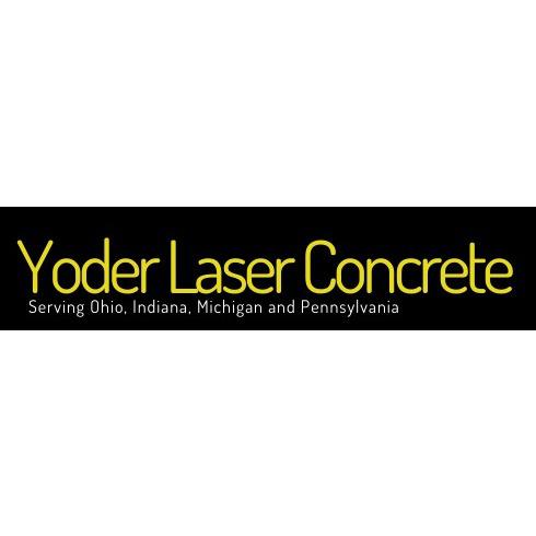 Yoder Laser Concrete Logo