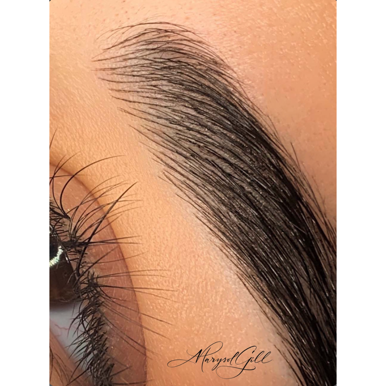 Microblading in Colorado Springs by Marysol Gill, designed to create natural-looking brows with realistic hair strokes, better shape, and long-lasting definition. A professional permanent makeup treatment for clients who want fuller eyebrows, enhanced symmetry, and effortless beauty without filling in their brows every day.