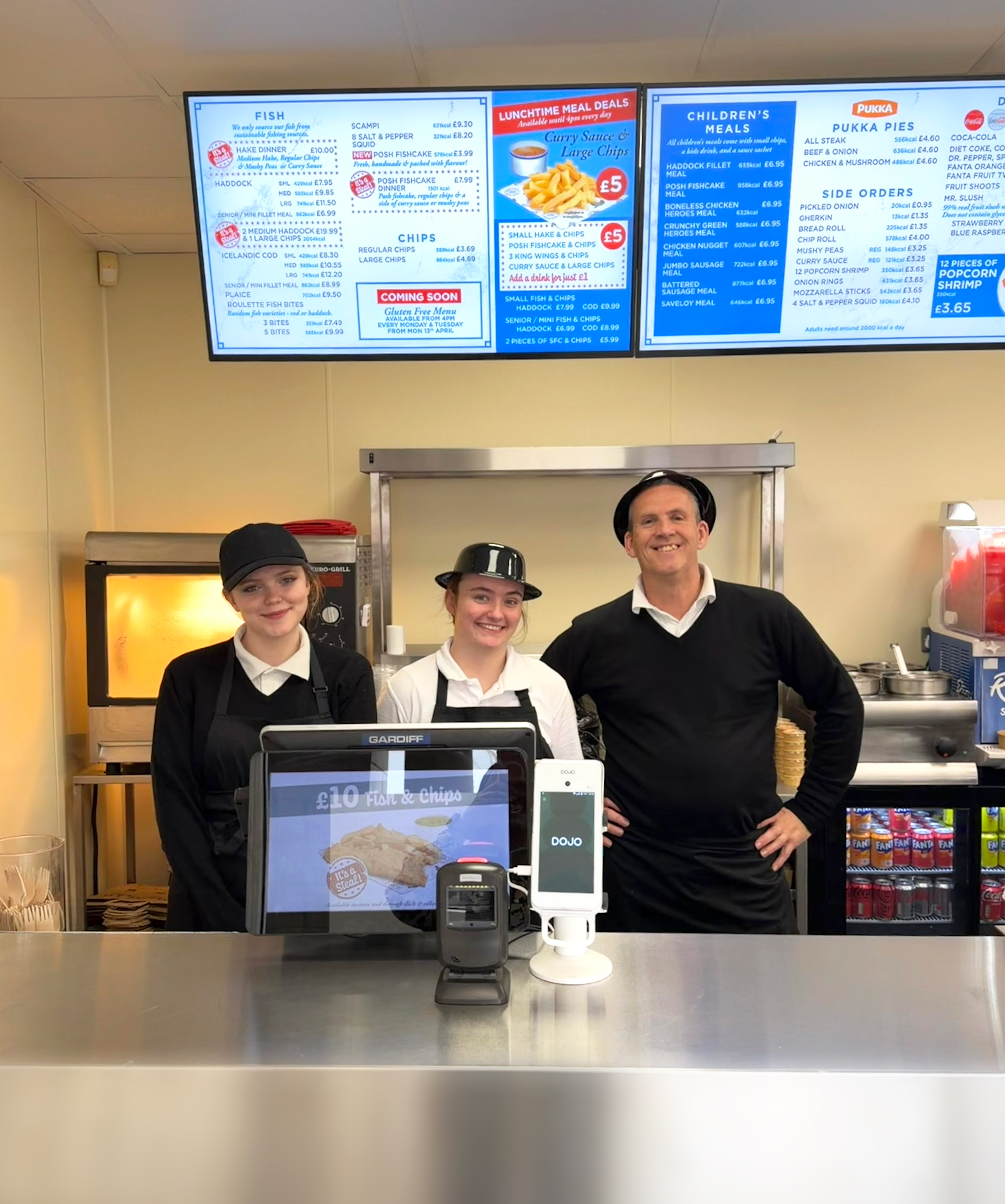 Churchill's fish and chips, Cambourne team