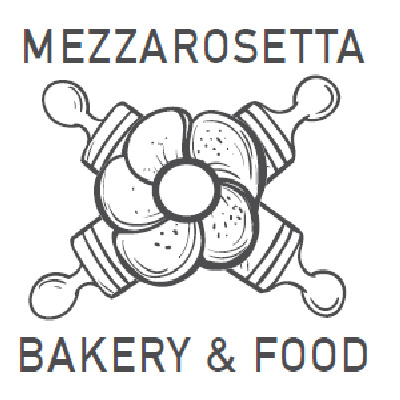Mezzarosetta Bakery e Food Logo
