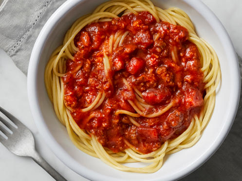 Spaghetti with Meat Sauce Fazoli's Indianapolis (317)241-1653