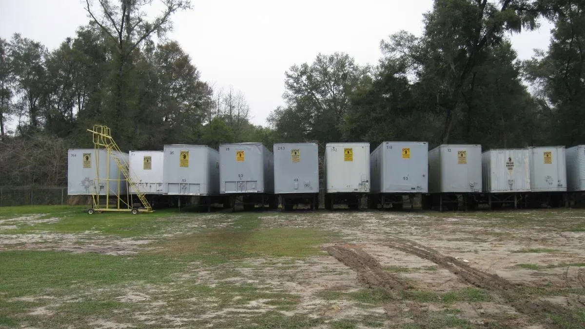 Semi Truck storage containers