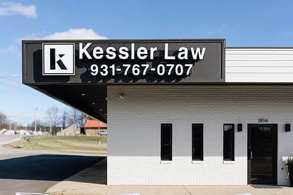 Street view of Kessler Law office in Decherd, TN