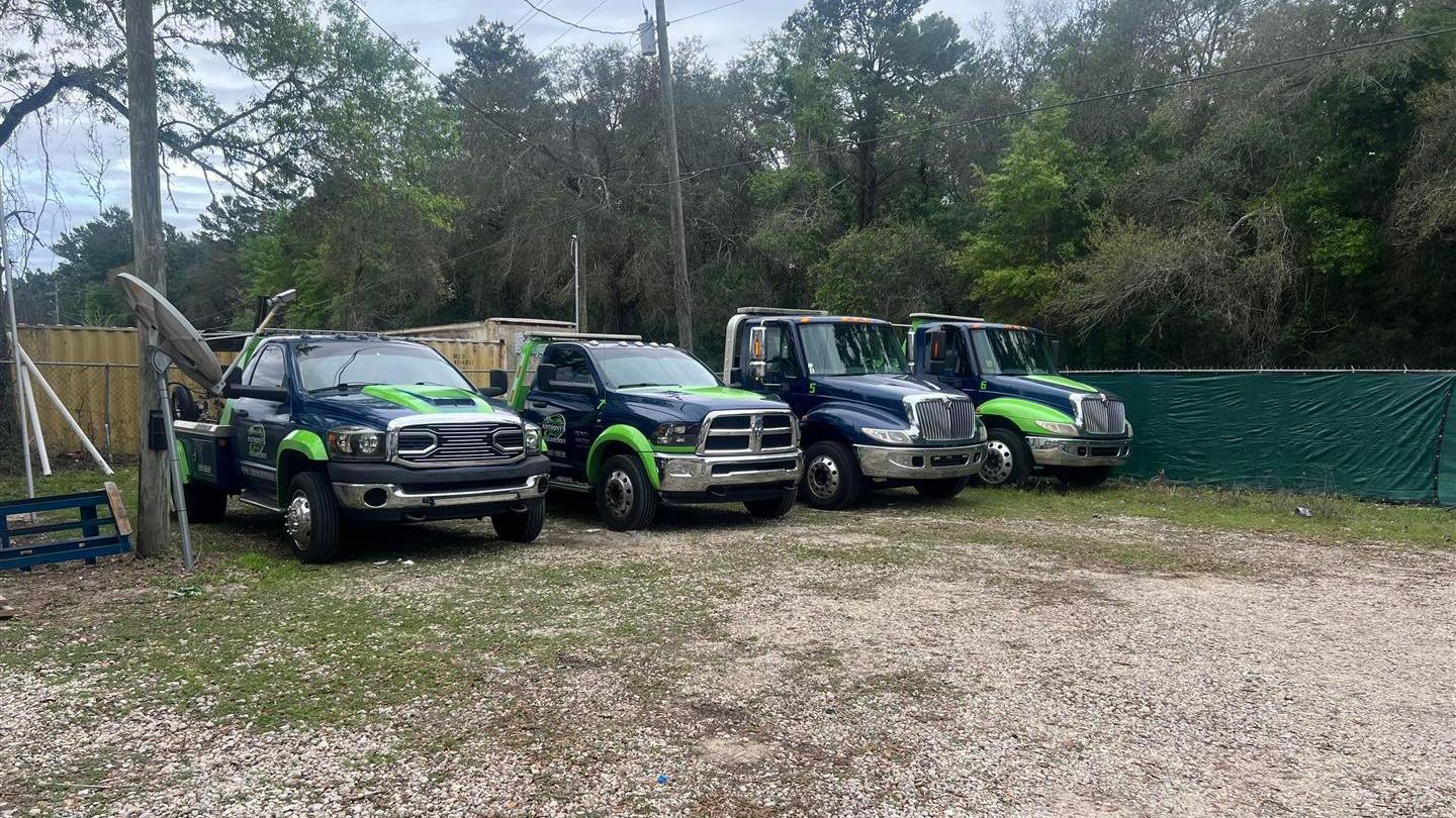 My fleet of tow trucks at Moffo's Towing & Repair is ready to tackle any towing job, big or small. W Moffo's Towing & Repair Jacksonville (904)946-1926