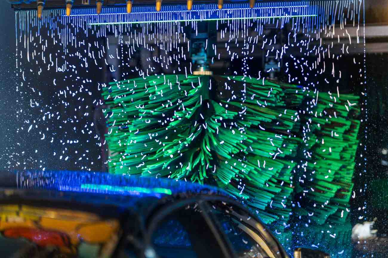 The Quick Quack Car Wash showroom uses precision wash equipment and water jets to deliver a complete clean on every vehicle. Fast, effective, and ready for whatever the road throws at you.