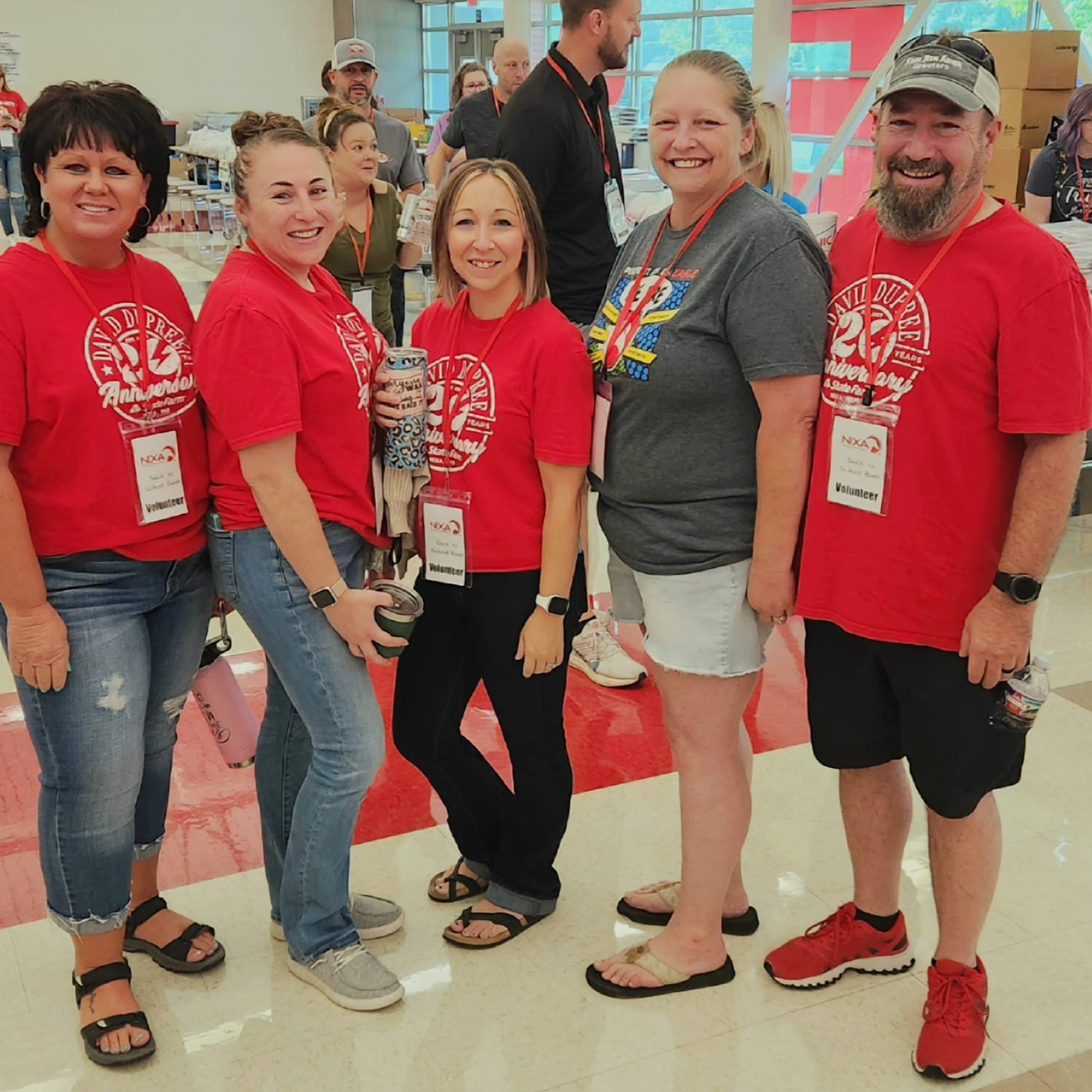 Volunteering for the "Back To School Bash"@ Nixa School District! Students received backpacks, school supplies, shoes, hygiene products, bicycle helmet and haircuts. An amazing event to ensure students begin the school year prepared.