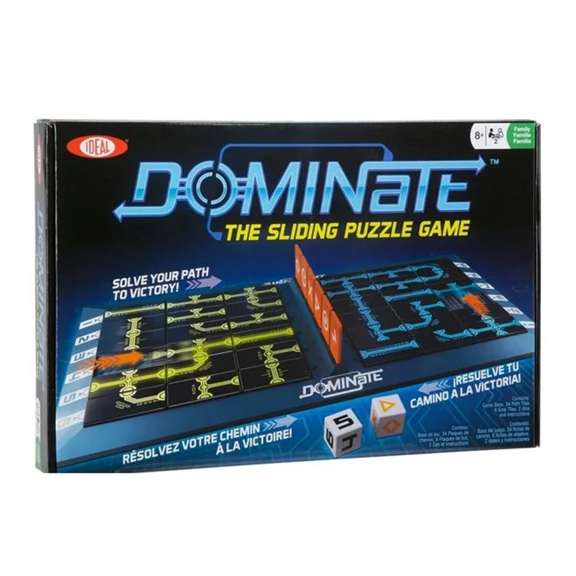 Challenge friends and family with USAopoly’s Dominate Puzzle Game: Elephant’s Trunk. Slide path tile 