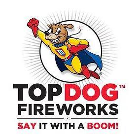 TOPDOG Fireworks Crosby Logo