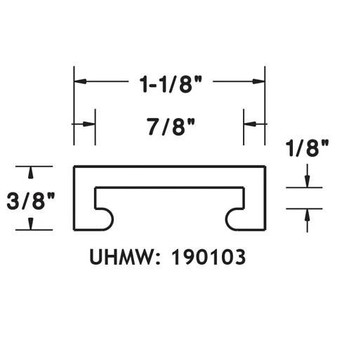 Conveyor Guide Rail Components