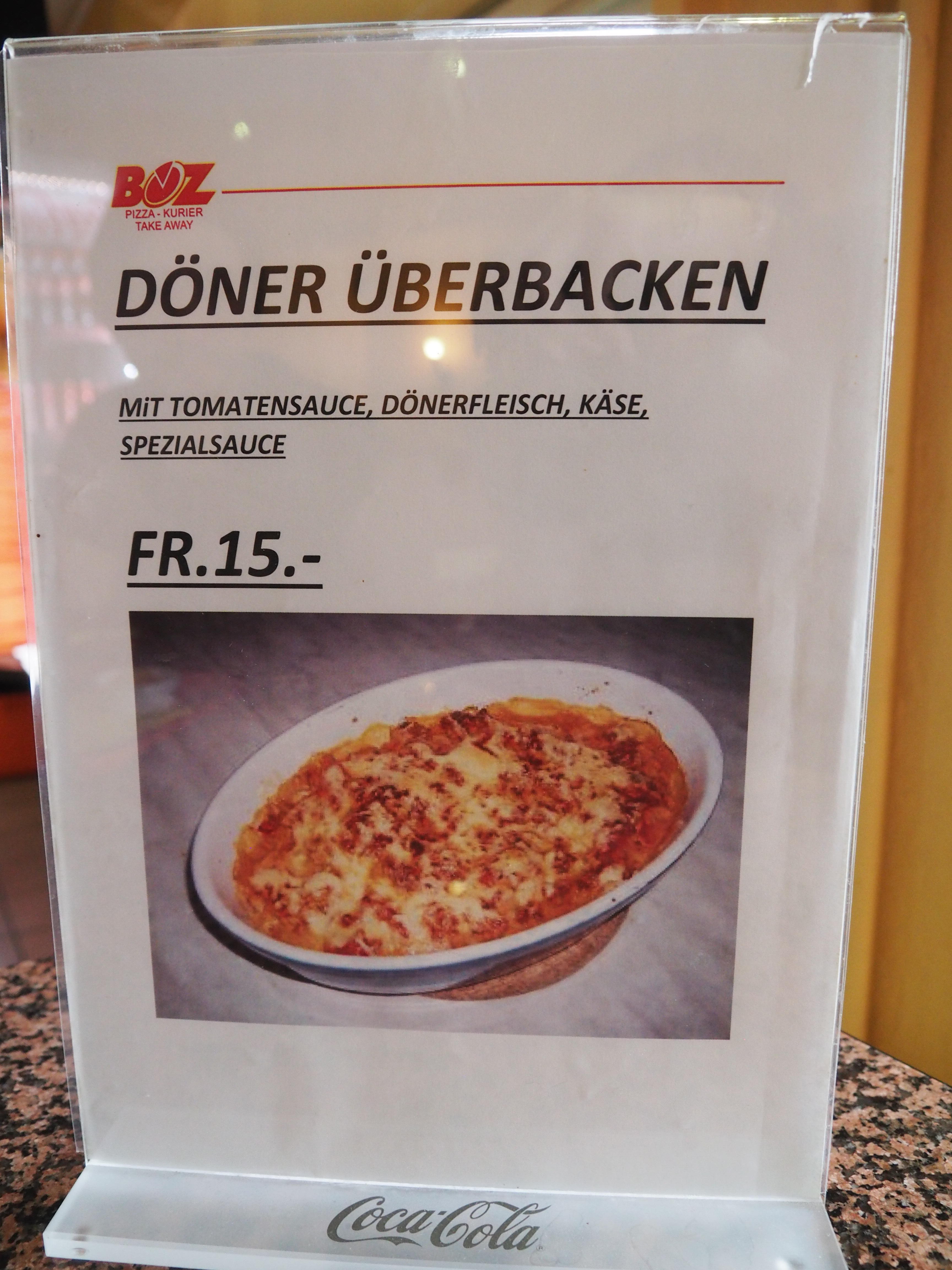 Boz Pizza Kurier, Bernstrasse 180 in Rothrist