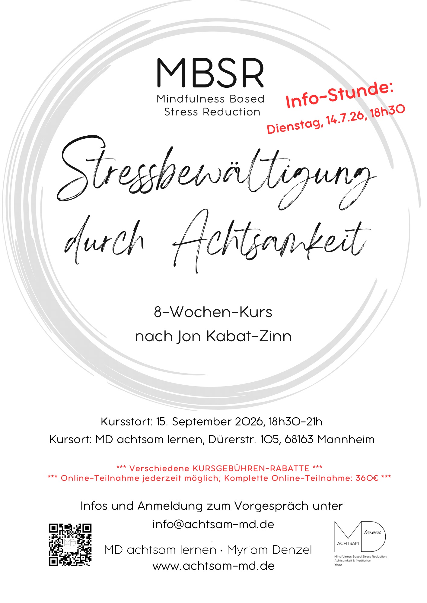 MD achtsam lernen, Dürerstraße 105 in Mannheim