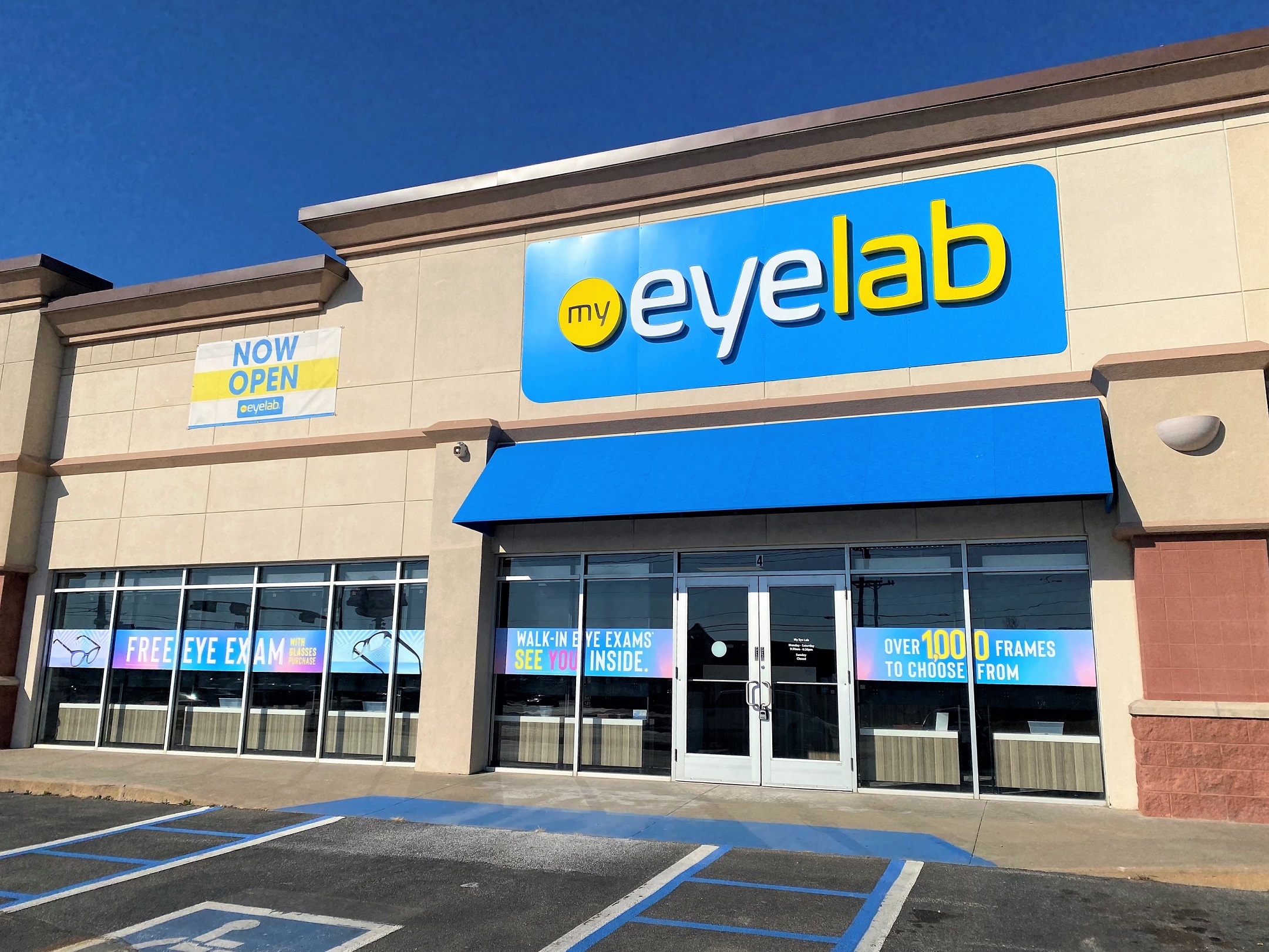 Storefront at My Eyelab optical store in Lawton, OK 73505