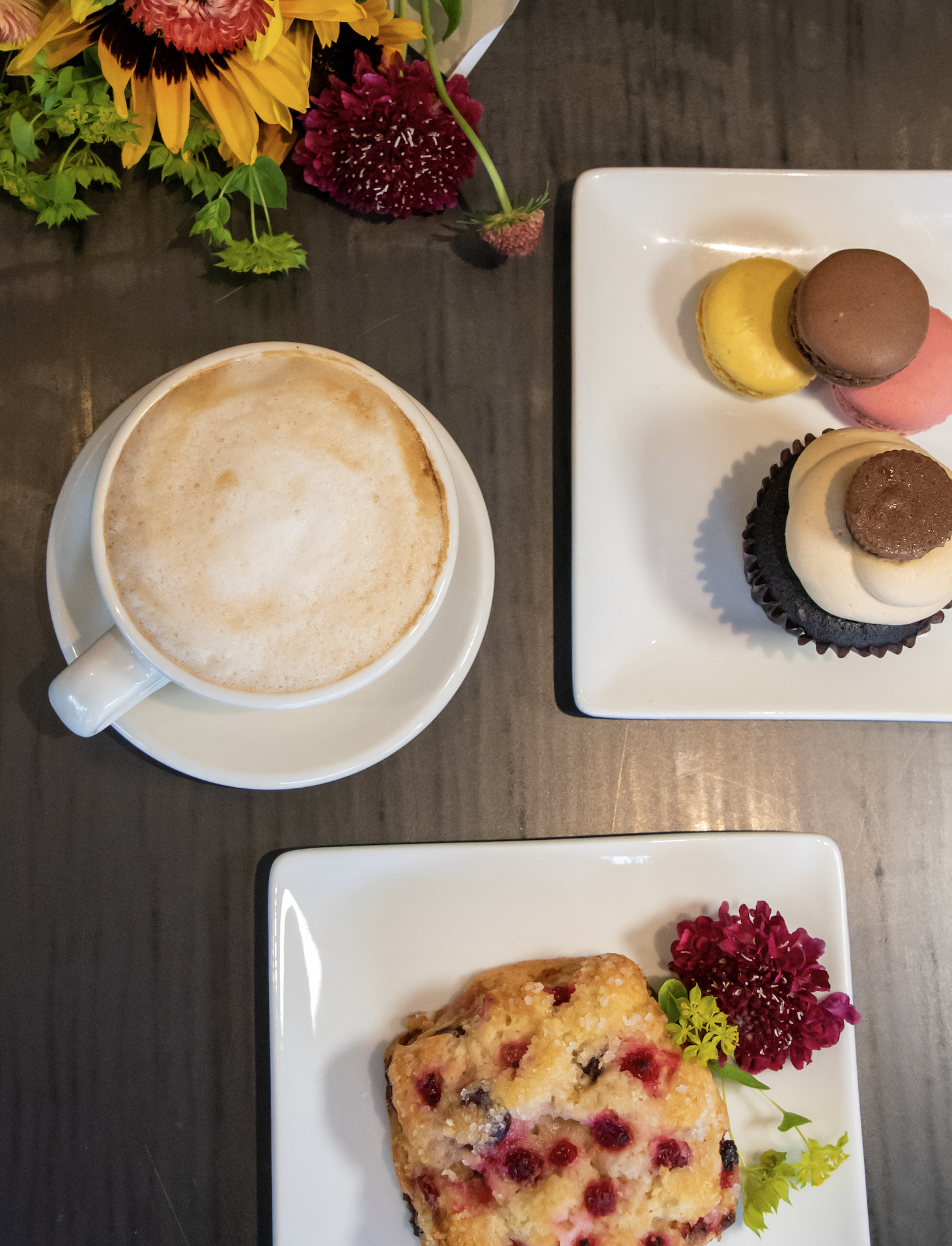 Coffee Macaroons Scone