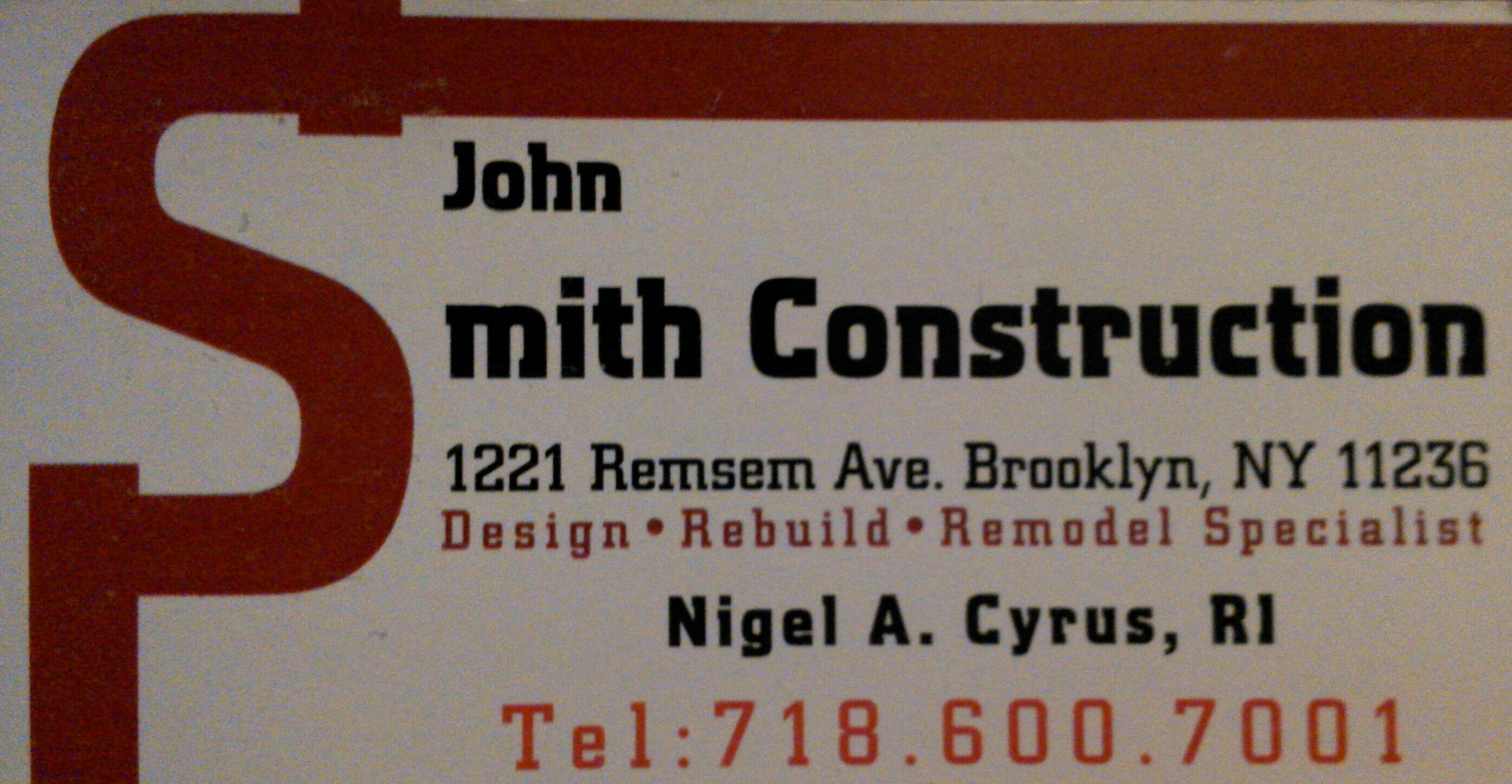 John Smith Construction