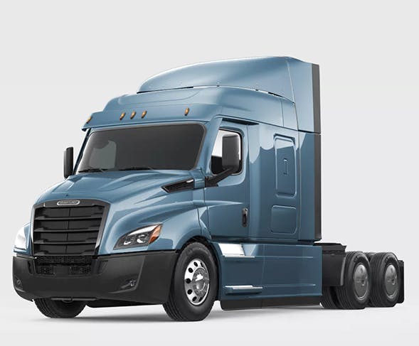 Freightliner Cascadia Blue