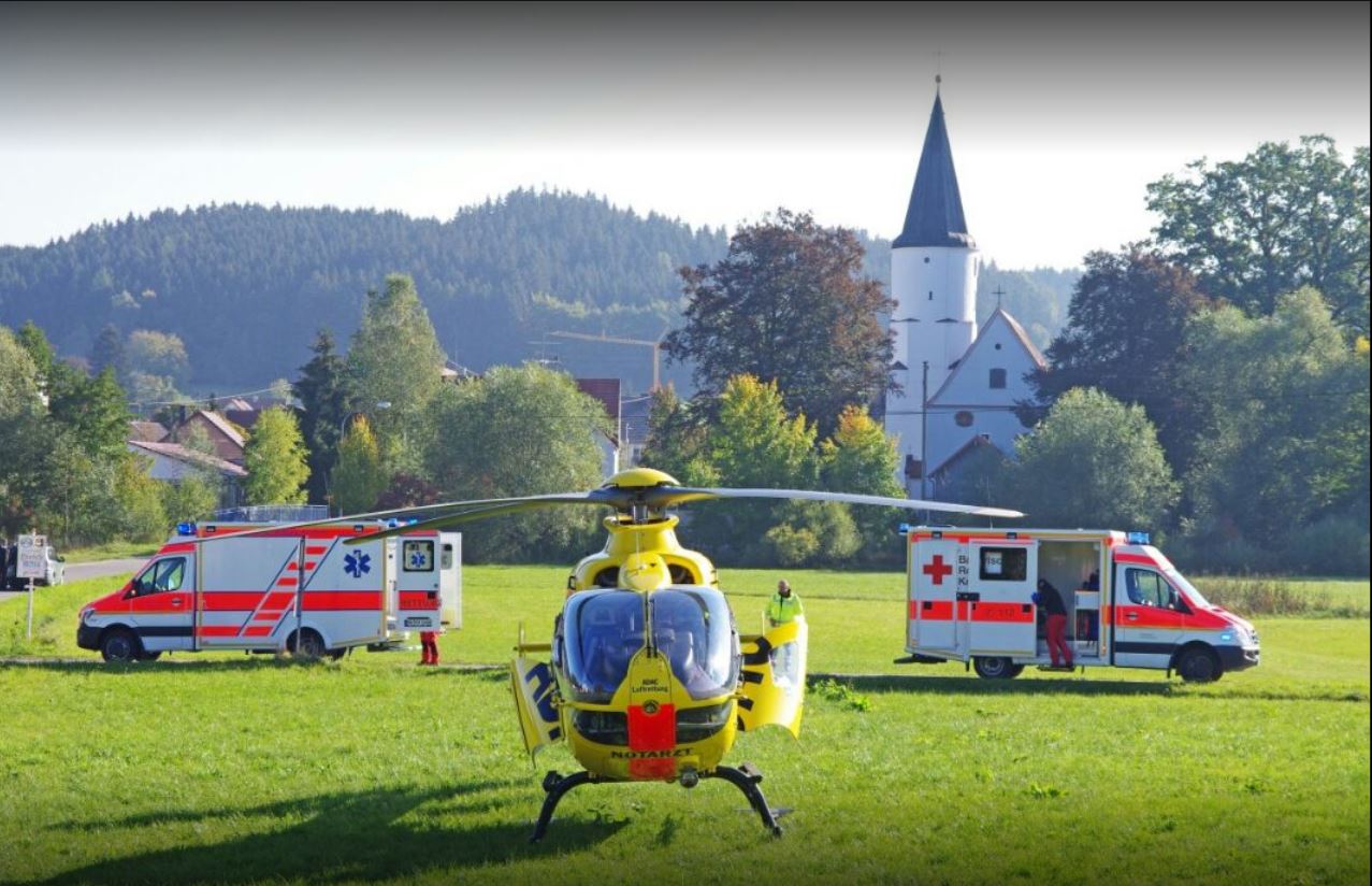 Paramedic Ambulanz Hubschrauber
