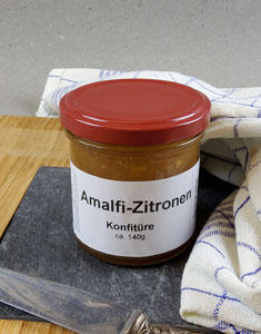 Amalfi-Zitronen-Konfitüre