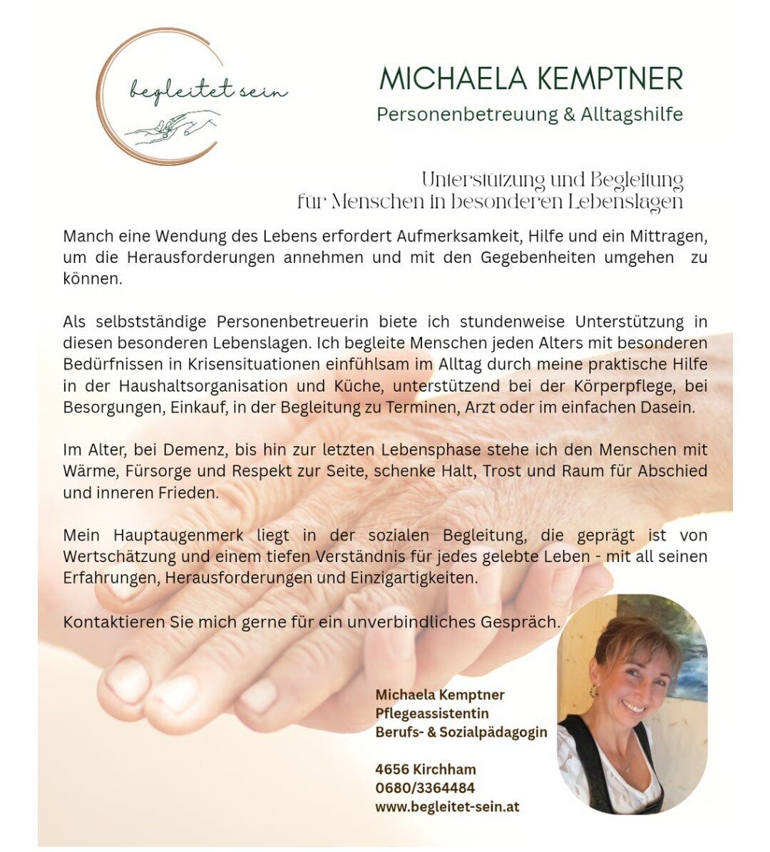 Bild 2 von Michaela Kemptner - begleitet sein