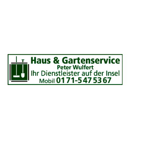 Logo Haus  & Gartenservice Peter Wulfert