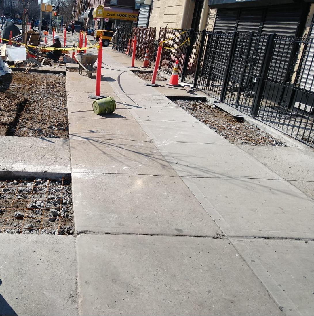 Sidewalk Violation Removal NYC Photo