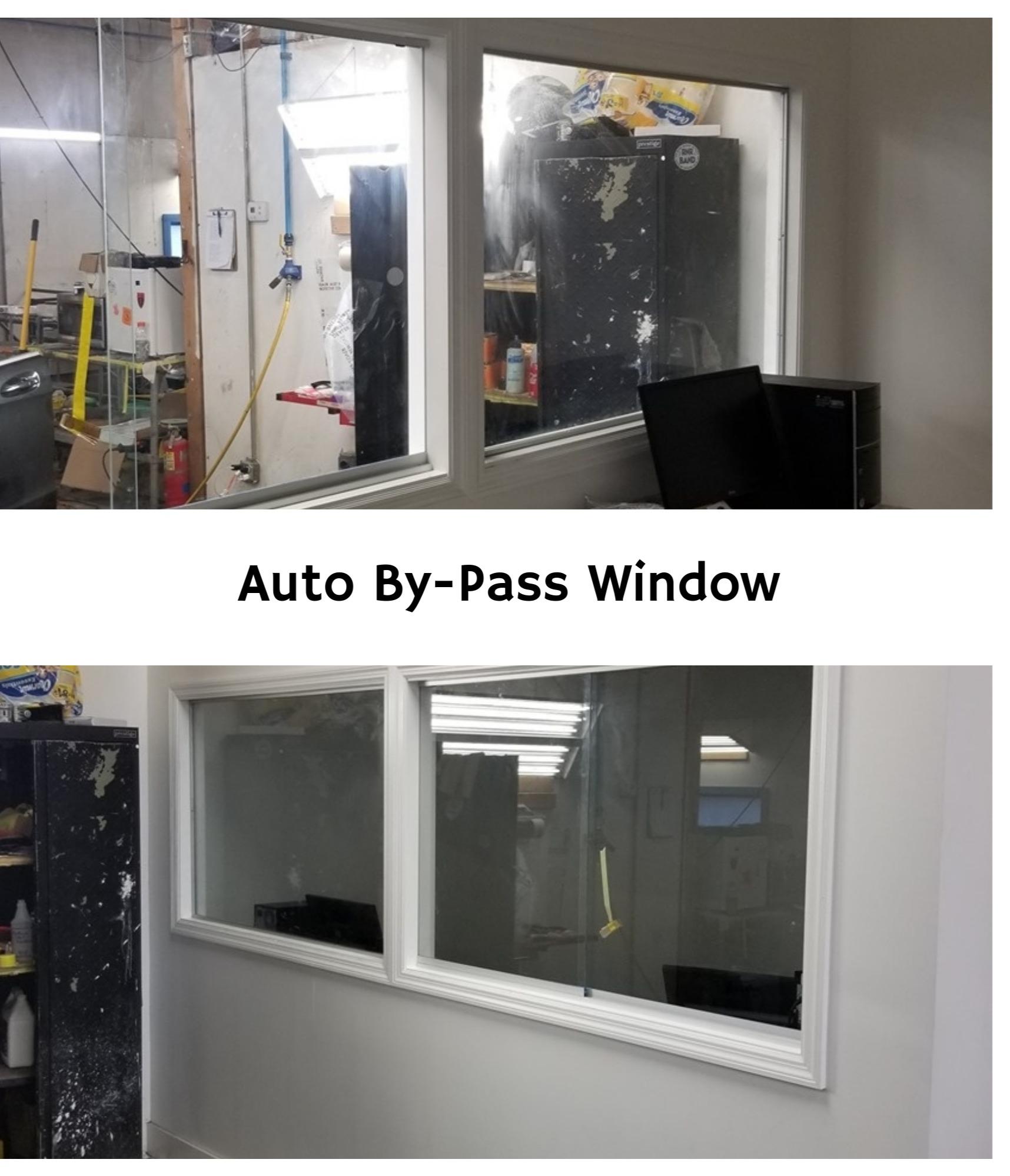 Are you wanting to make it easier for your customers to make payments and to collect documents? We can install a by-pass window into your business! Contact us today!