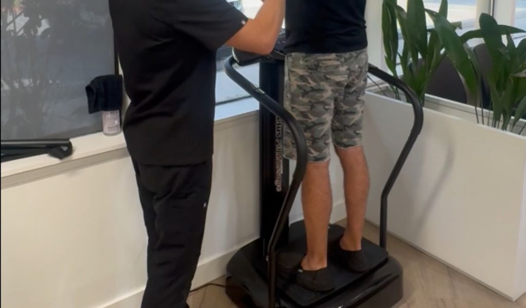 Whole body vibration is a neuromuscular training method that uses controlled vibration to activate muscles, boost circulation, and support better balance, posture, strength, and recovery. At Lakeside Spine and Wellness in Renton, WA, whole body vibration is used as part of a structured care plan to improve movement quality, muscle activation, and overall function.