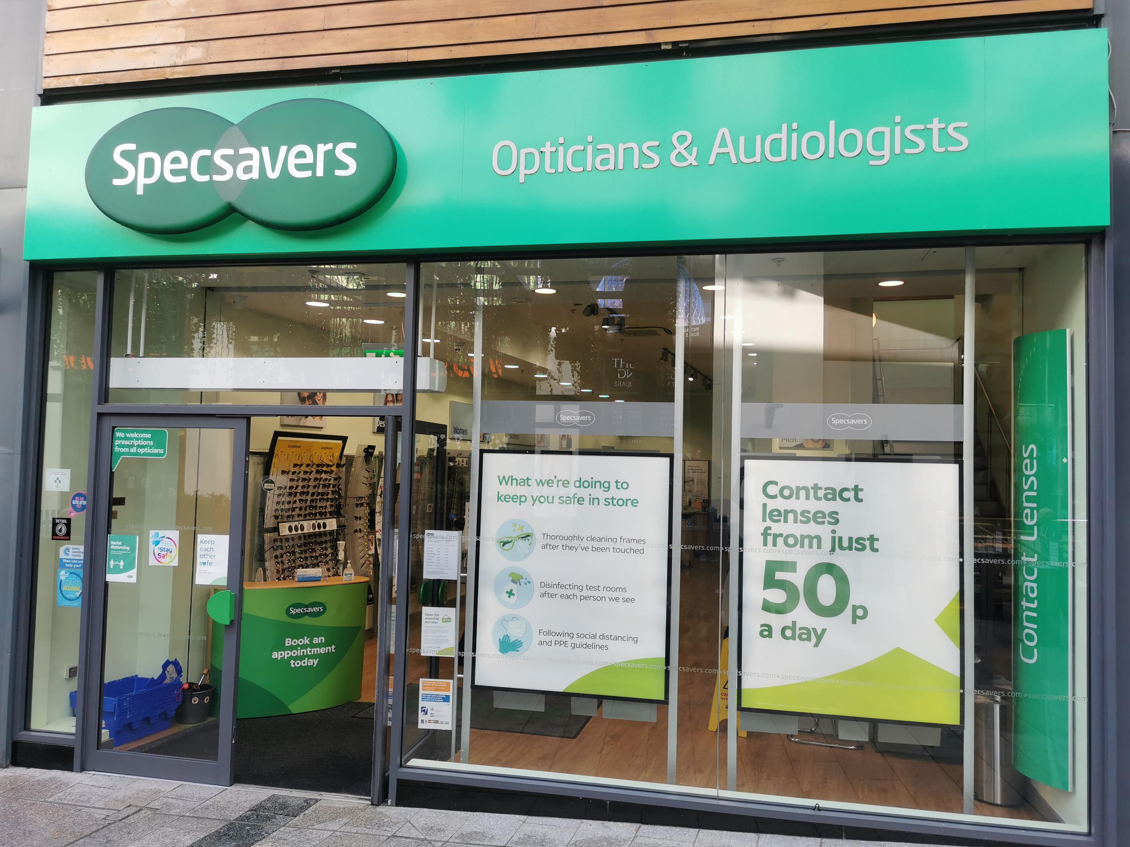 Specsavers Belfast - Victoria Square Specsavers Opticians and Audiologists - Belfast Belfast 02890 311999