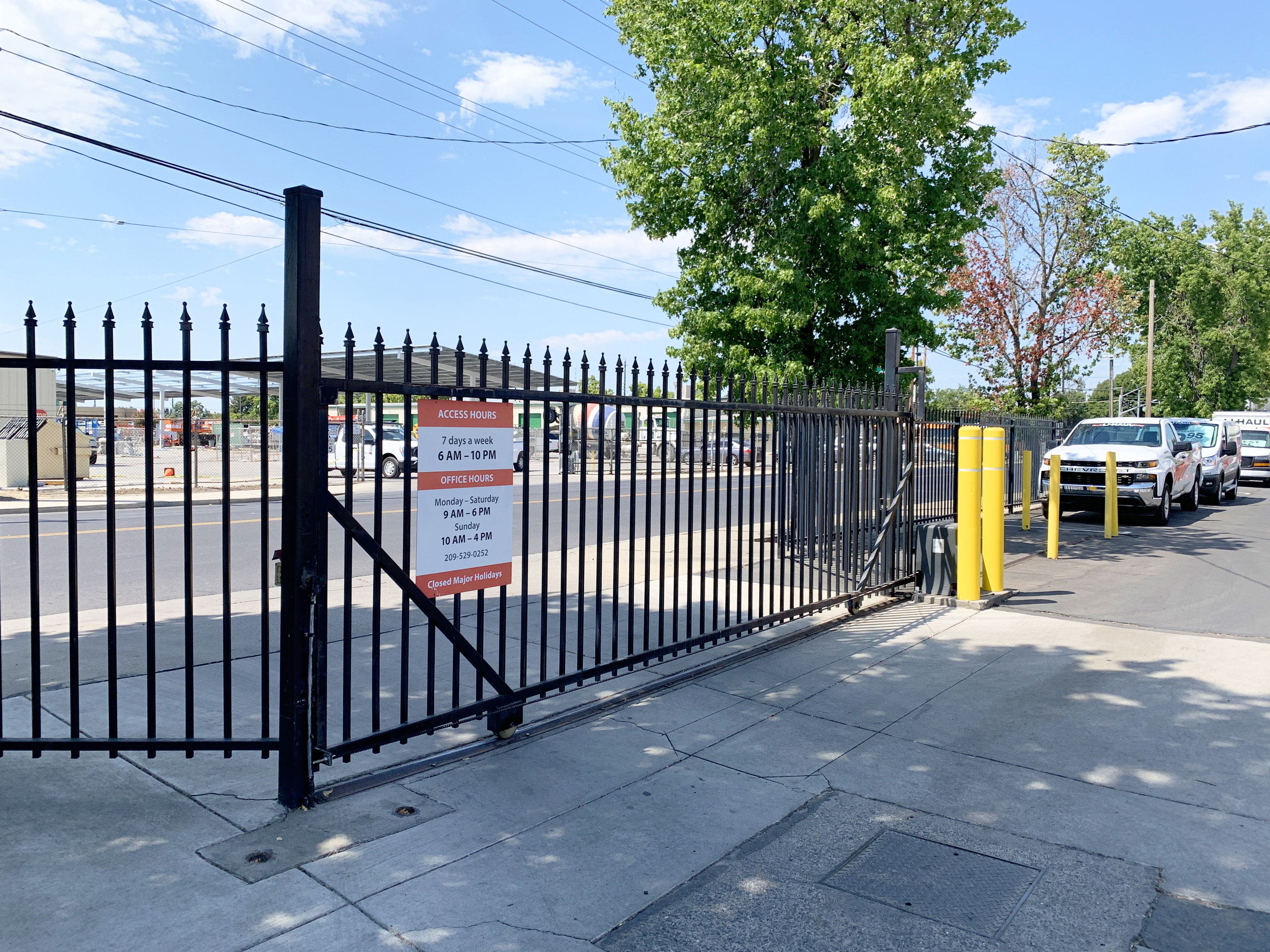 Fully-Gated Storage Facility in Modesto, CA.