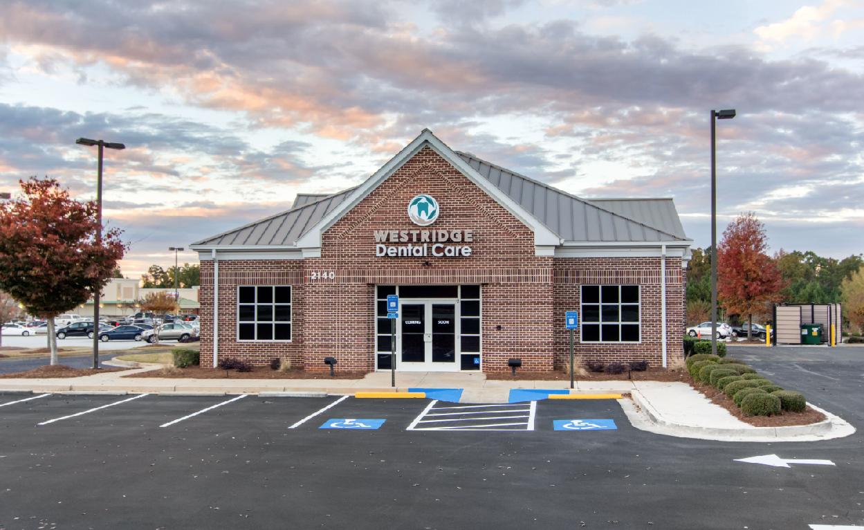 Front of office, Westridge Dental Care. Dentist in McDonough, GA. 