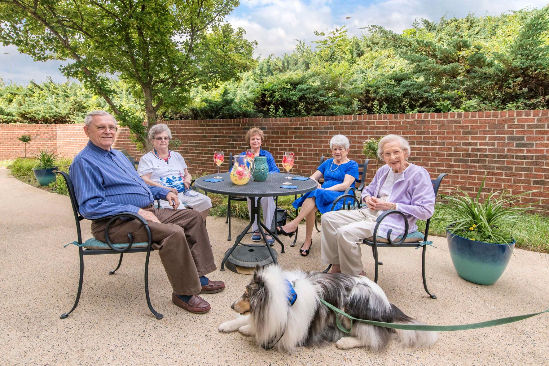 Morningside of Charlottesville offers plenty of outdoor space to enjoy with other residents and visitors.