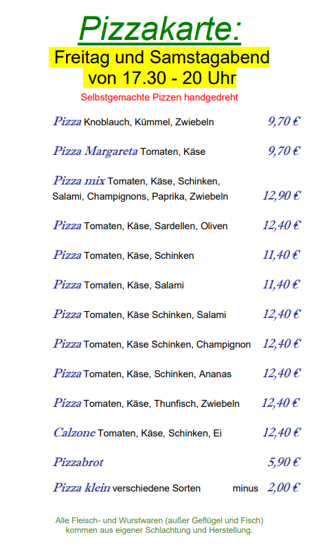 Gasthof & Fremdenzimmer Reif, Raiffeisenstraße 6 in Ursensollen