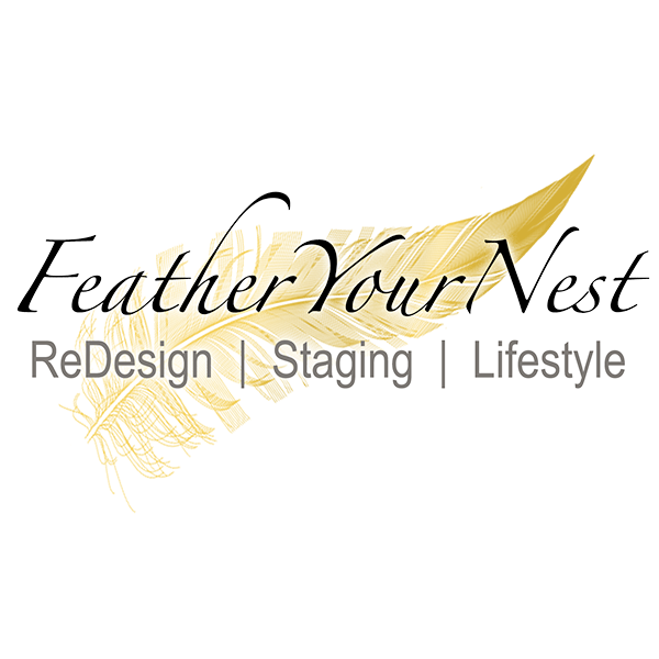 Feather Your Nest Home Staging and Interior Design Logo