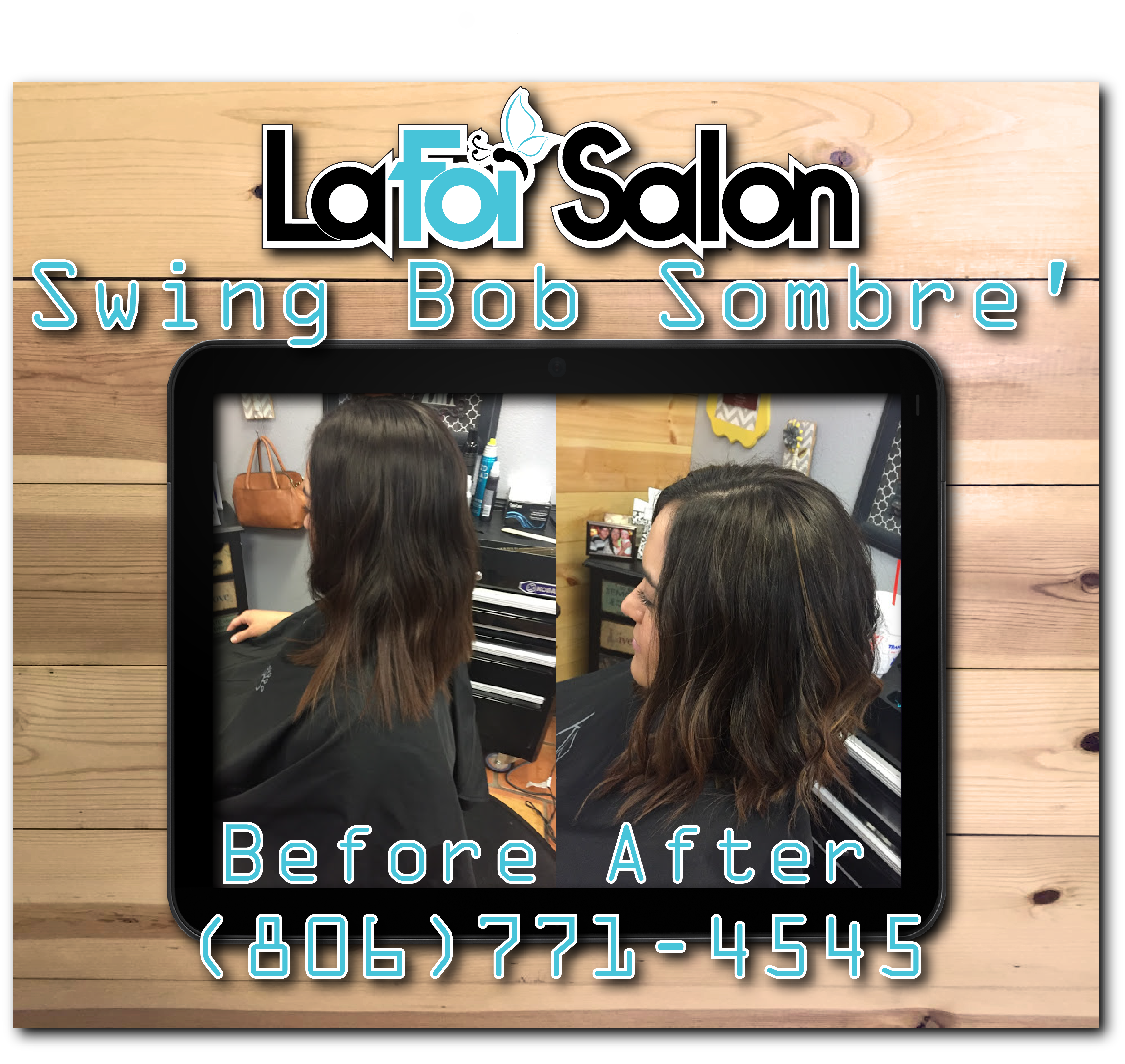 Check Out This Beautiful Swing Bob Sombre& 39;!!! Now Say That 5 Times Fast!!! (806) 771-4545 www.lafoisalon.com
