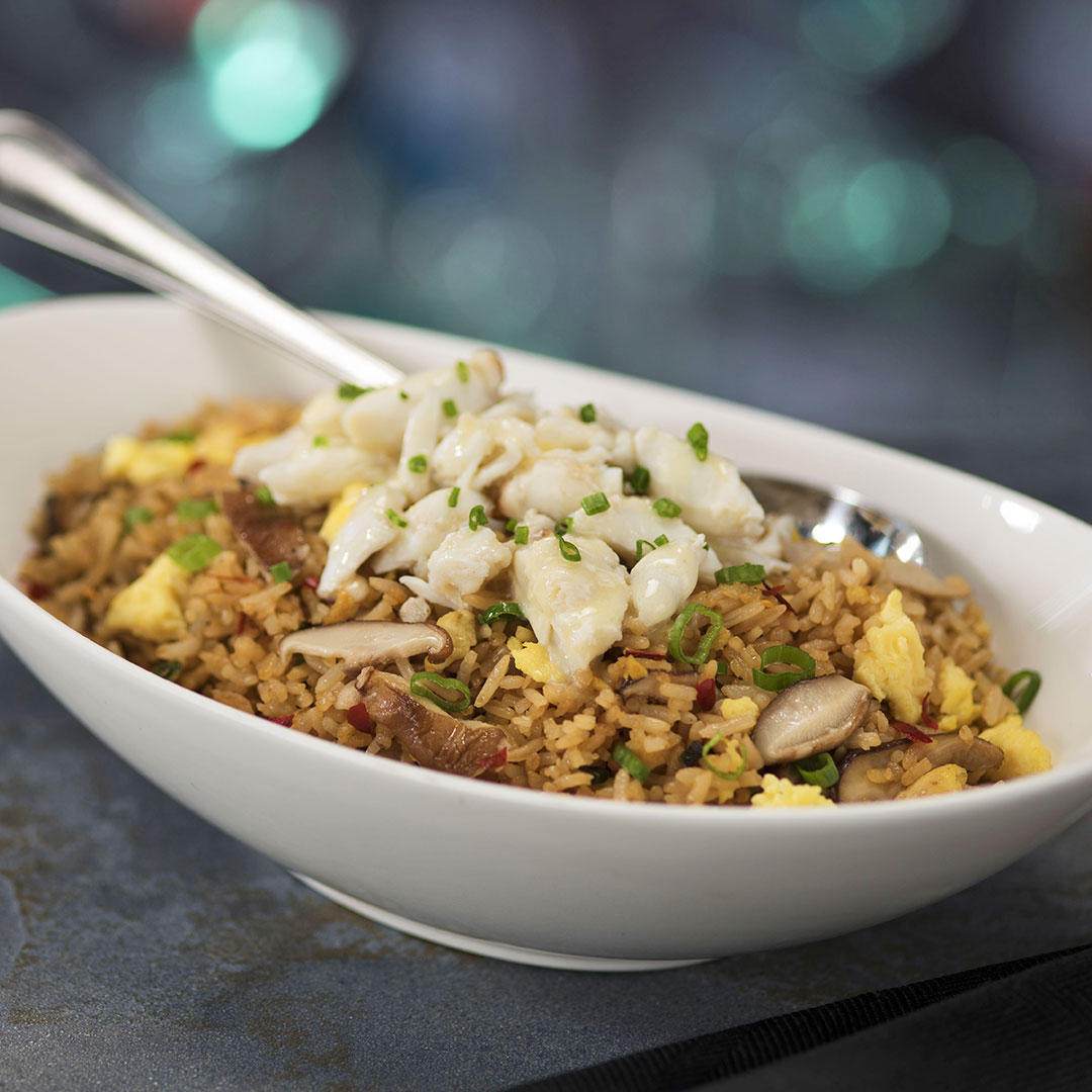 Crab Fried Rice is the ultimate side.
