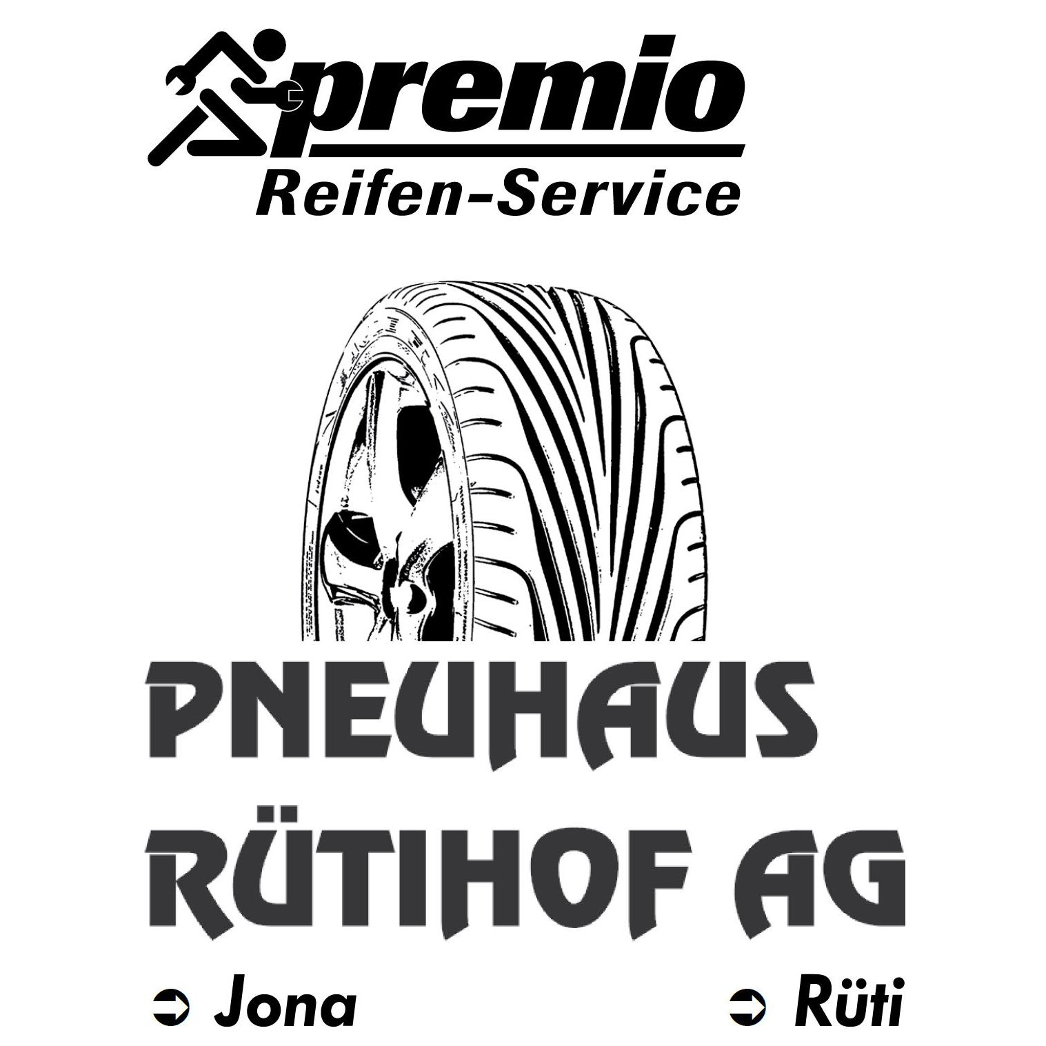 Premio Reifen + Autoservice Pneuhaus Rütihof AG Rüti ZH Logo