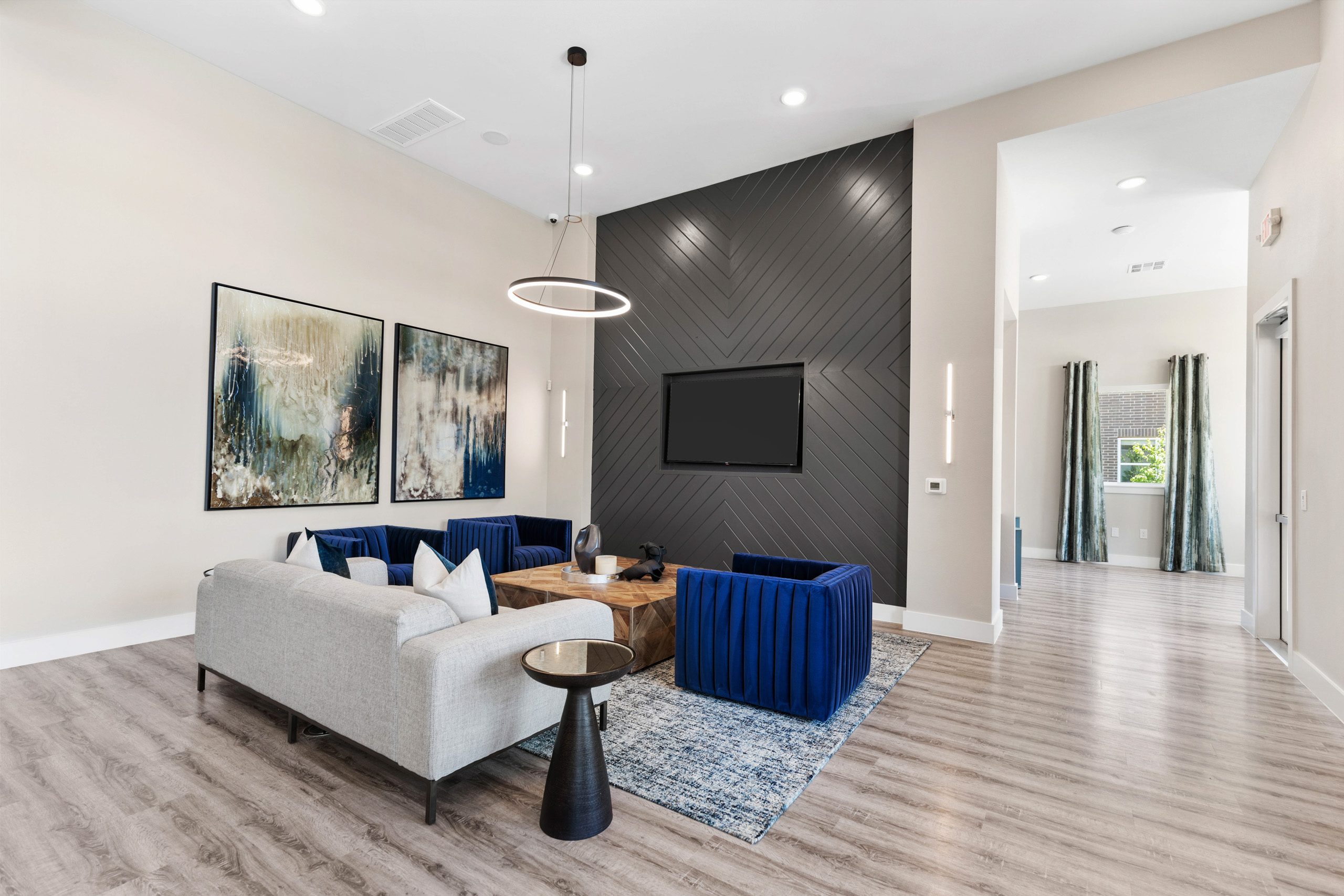 Luxurious Clubhouse With Television