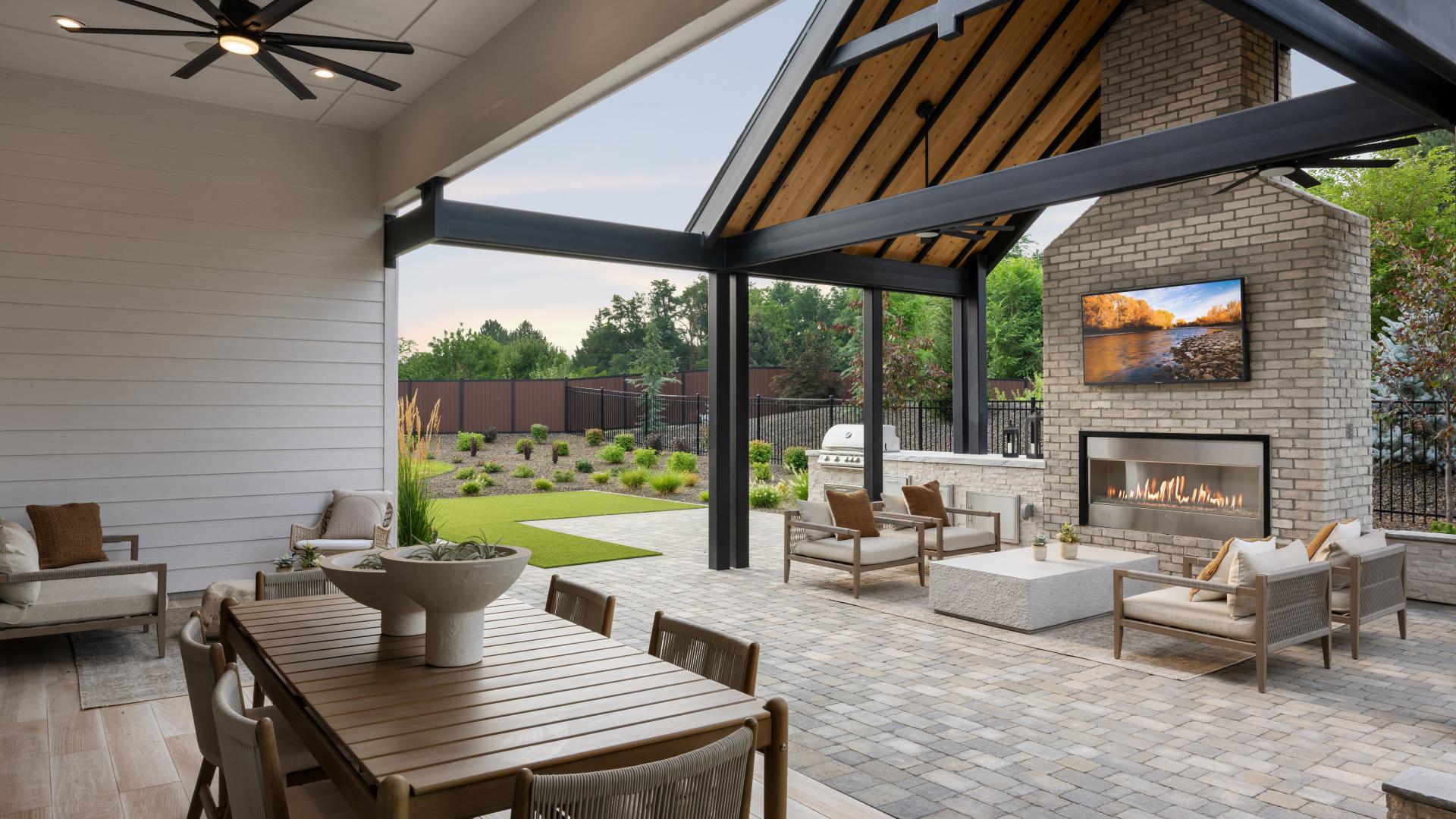 Yards large enough to create the perfect space for entertaining 