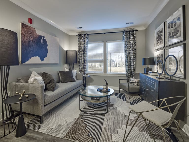 Living Room With Expansive Window