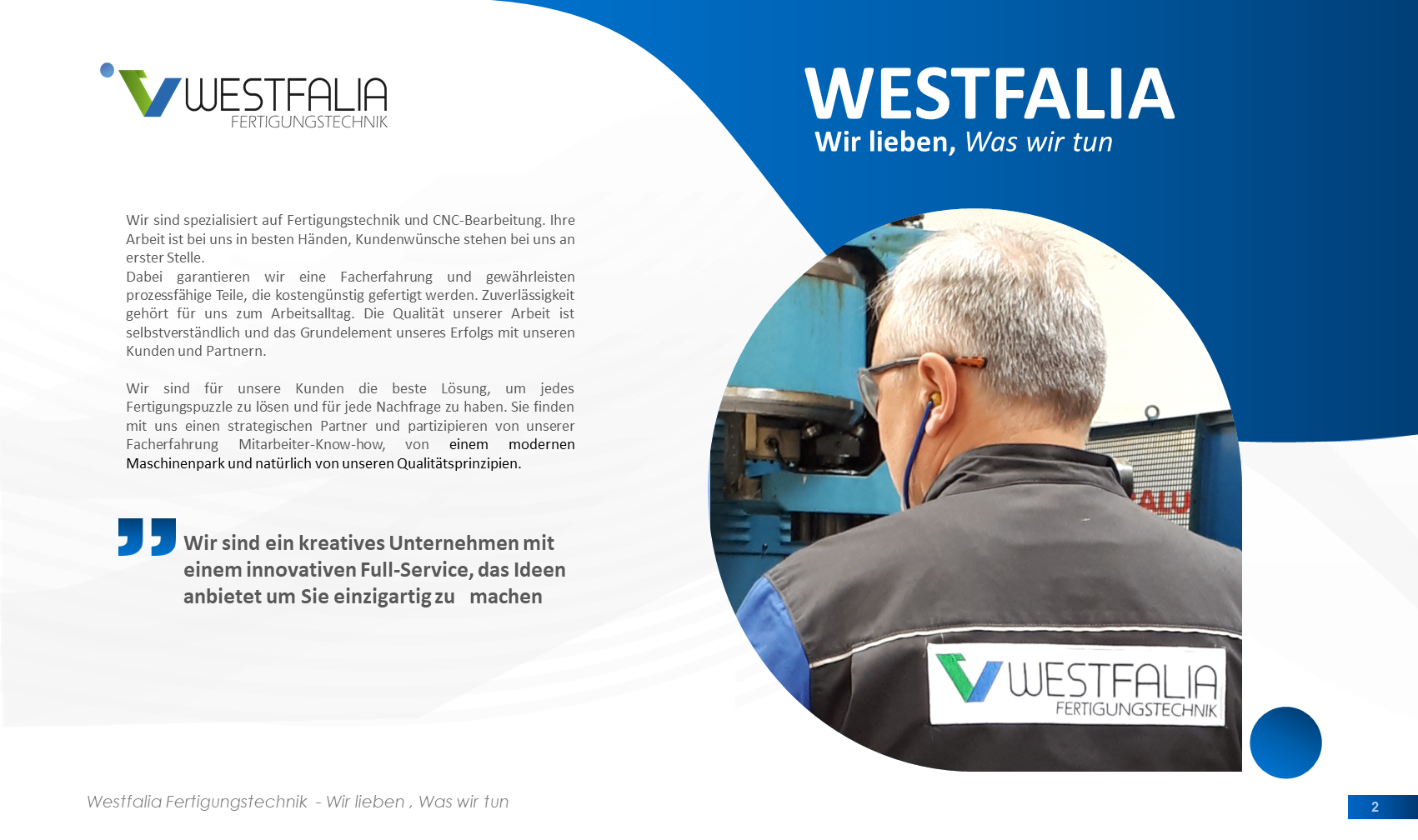 Westfalia-Fertigungstechnik GmbH Detmold Westfalia-Fertigungstechnik GmbH Detmold