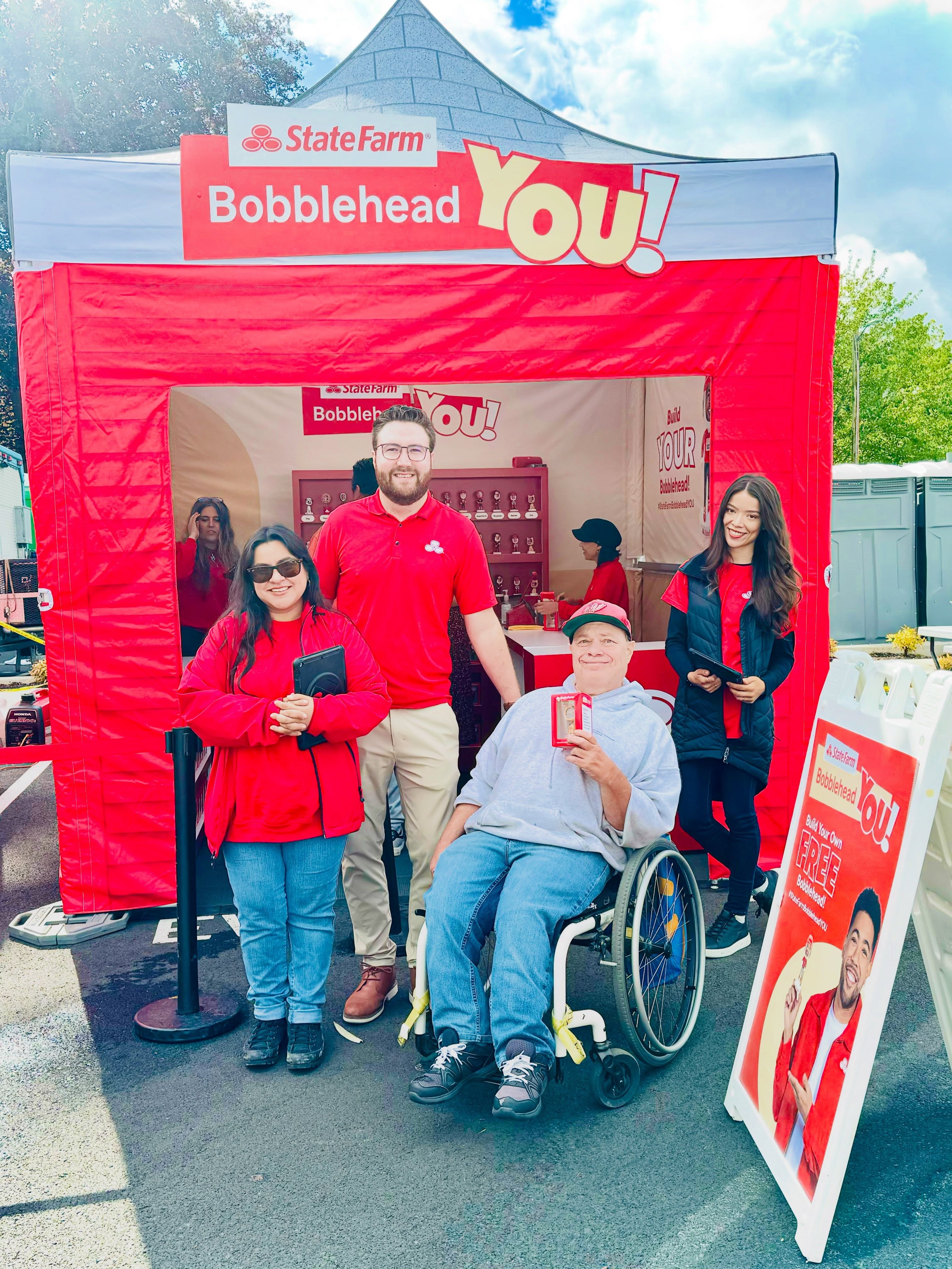So much fun today supporting our community