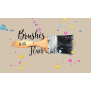 Brushes With Flair Logo