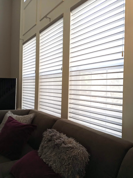 Window Shadings by Enlightened Style are a beautiful window treatment to bring softness and elegance to your window. They are the only window treatment that merges the tilt function of traditional blinds with the beauty of soft treatments. You can control the degree of visibility and light into your