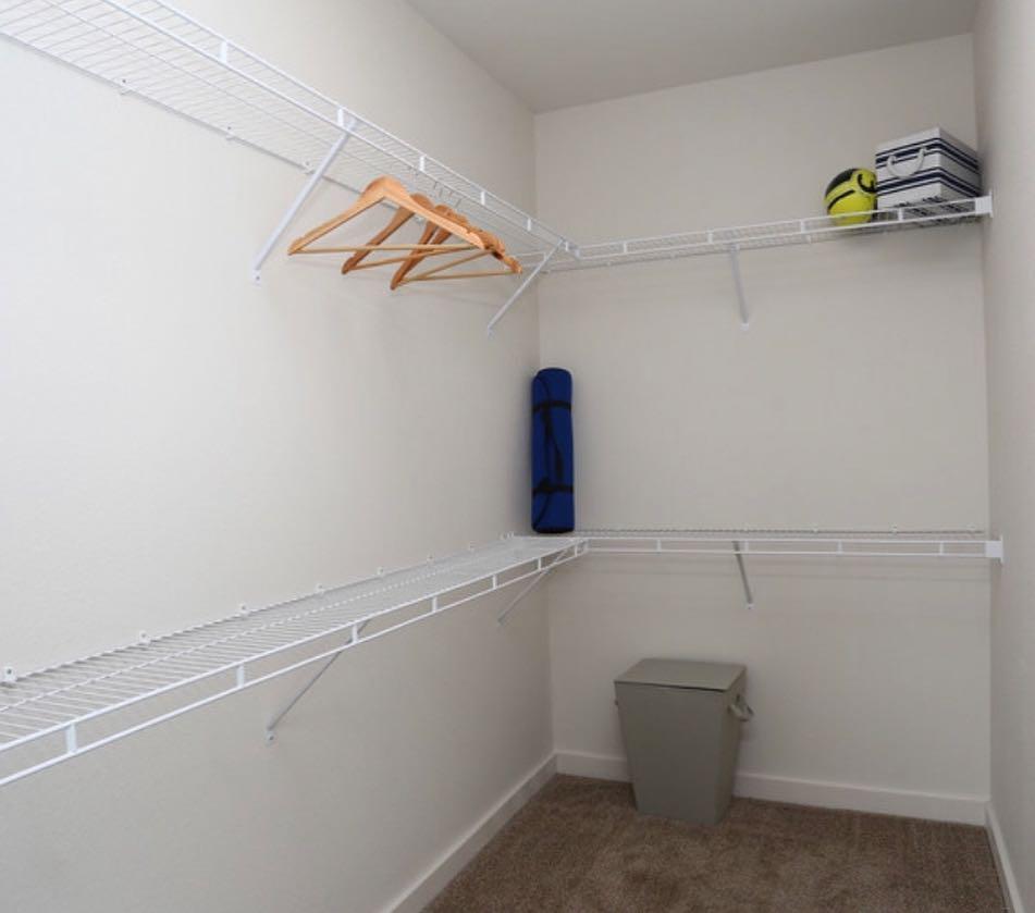 Closet space