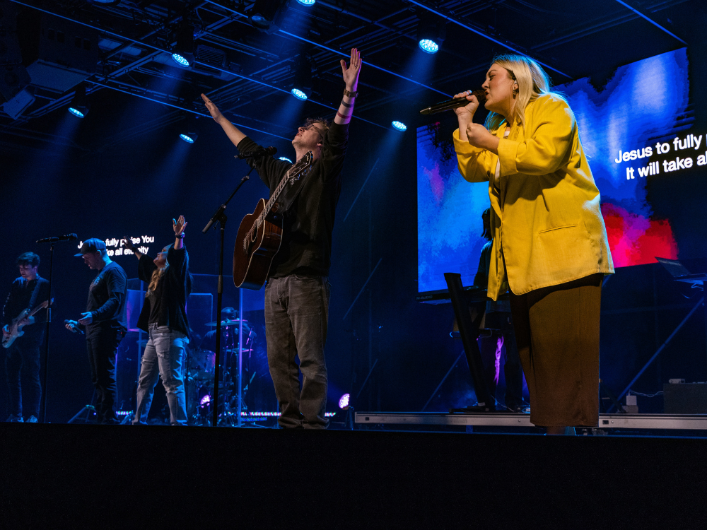 People leading at Church on the Move in Broken Arrow, Oklahoma