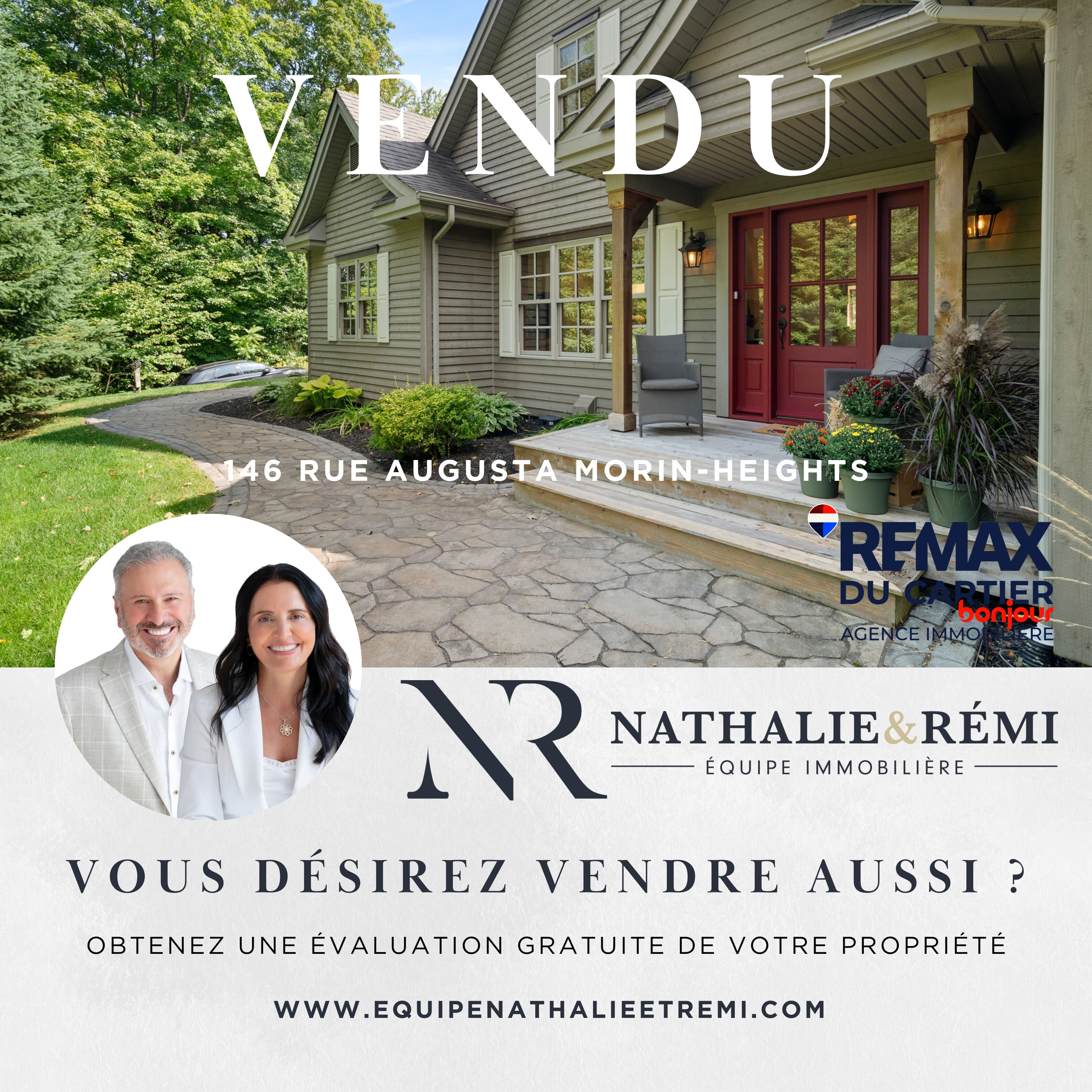 Images Nathalie & Rémi Équipe Immobilière RE/MAX DU CARTIER BONJOUR - Courtier immobilier Saint-Sauveur