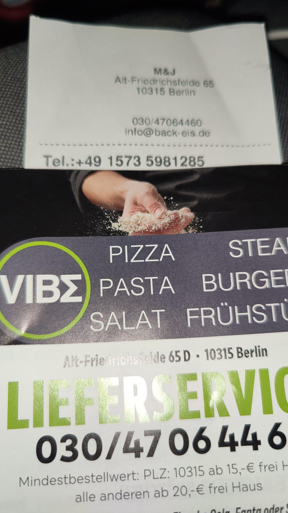 Bilder Vibe Pizzeria Berlin