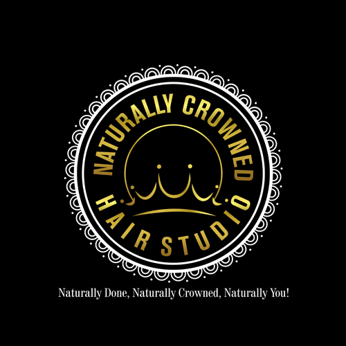 Naturally Crowned Hair Studio Logo